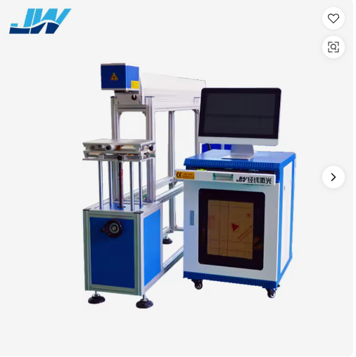 New JW 100W Glass Tube CO2 Laser Engraving Cutting Machine, suitable for wood and paper, supports DXF/PLT/AI file formats, 300x300mm high-speed engraving area